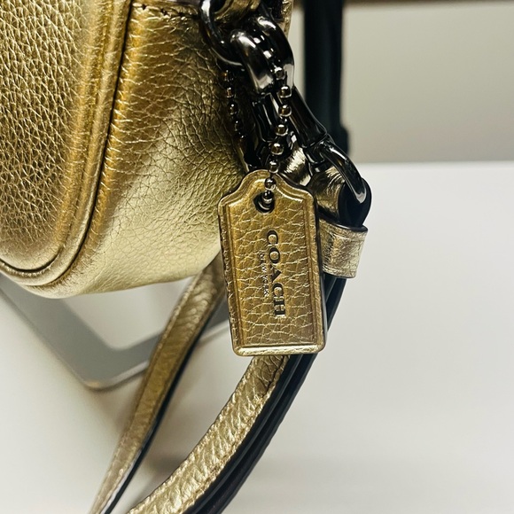 Coach Gold Sadie Crossbody Clutch - Picture 3 of 11